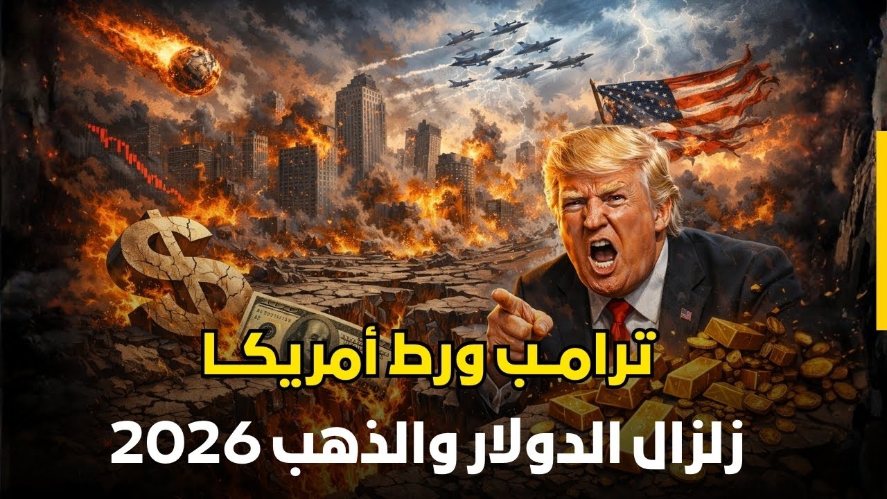 زلزال الدولار والذهب 2026 | لماذا قد يصبح ترامب لعنة على أمريكا كيف أخطأ ترمب في حساباته؟ ماذا يحدث
