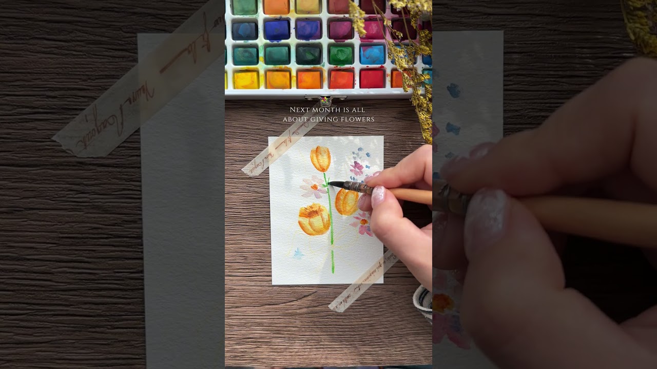 No garden needed for this eternal bloom. 🖌️ 