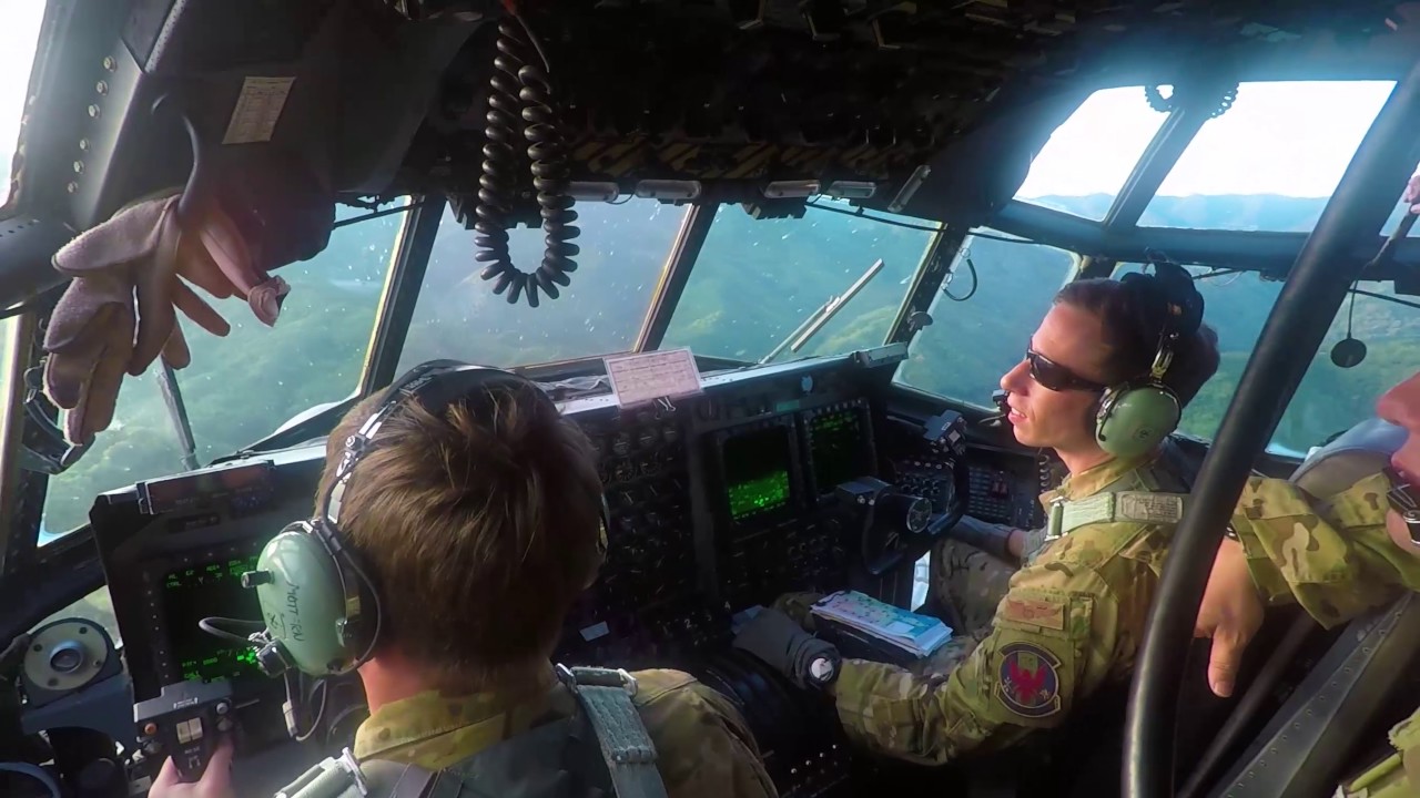 MC-130 Flight Helicopter Refueling Tokyo