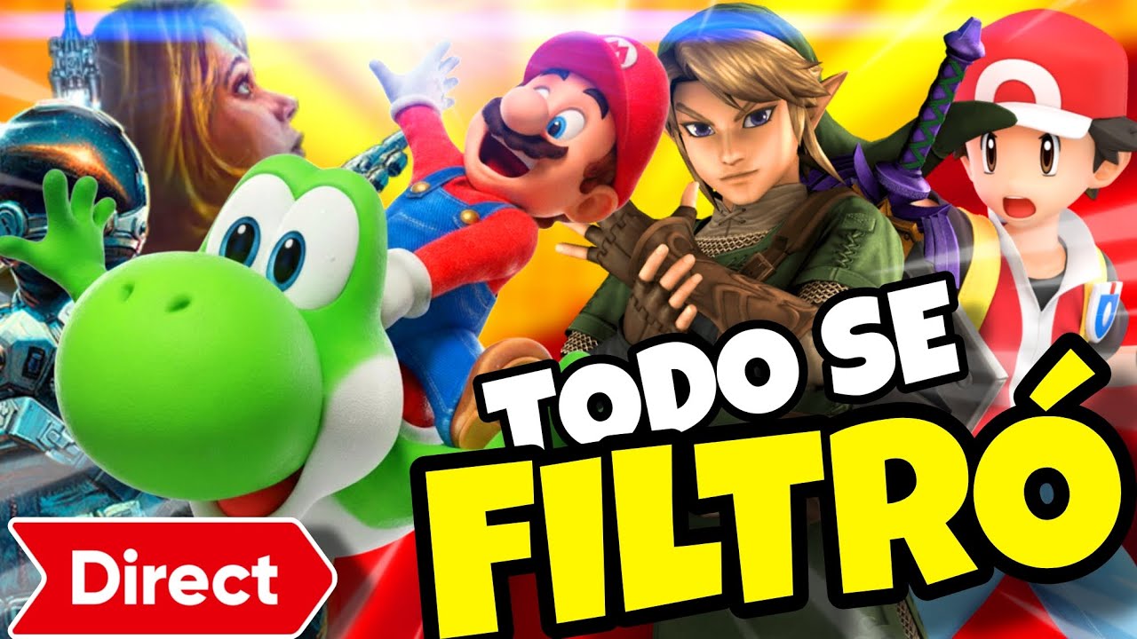 💥NOTICIAS EPICAAAS!💥👉🔴SE FILTRA TODO EL NUEVO DIRECT GENERAL!!!!!🔴😱SWITCH 2 RECIBIRÁ TODO ESTO!!!😱