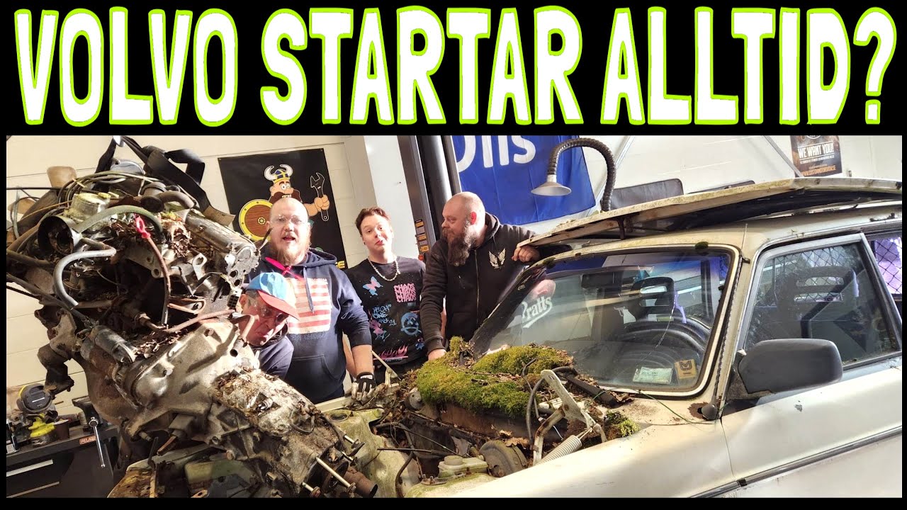 Startar motorn från skogsvraket???