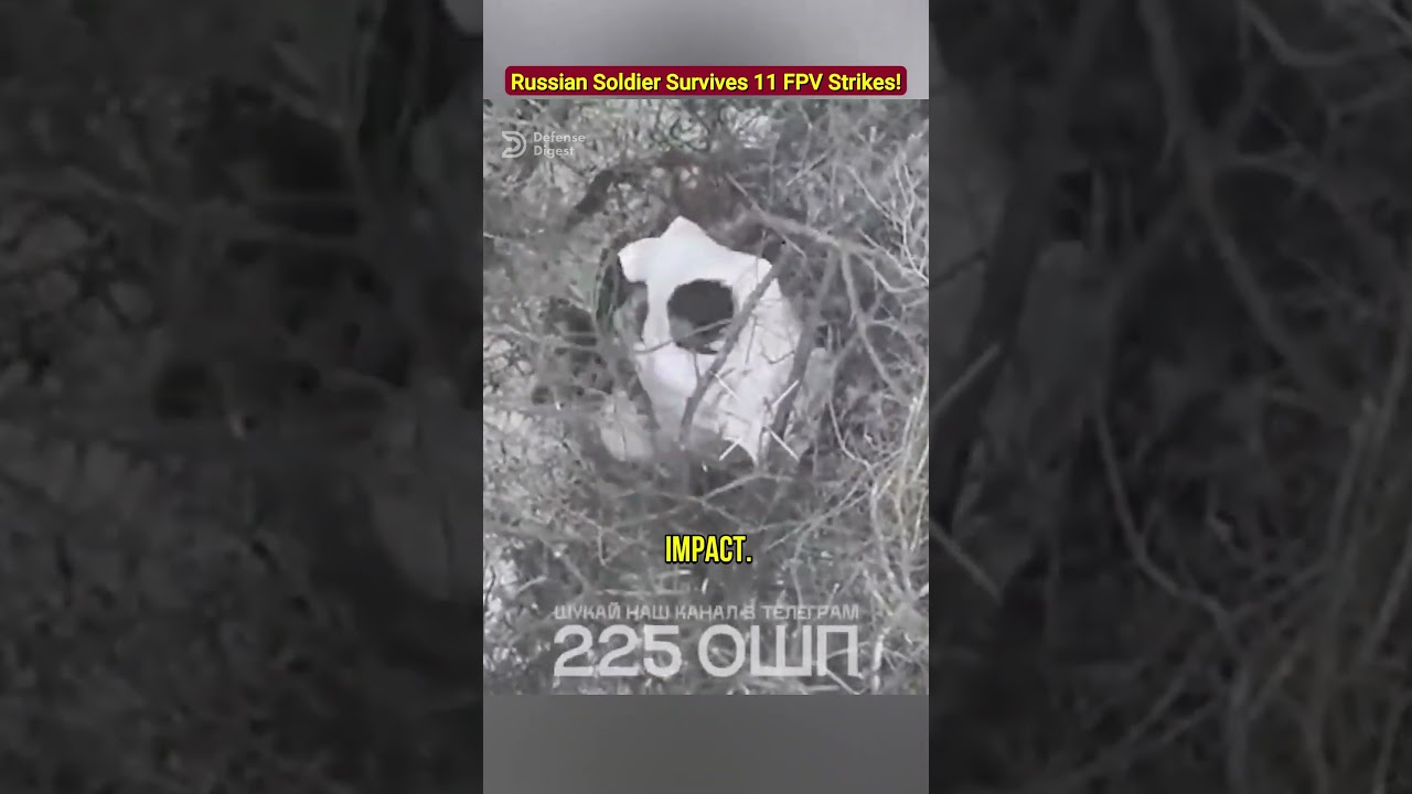 Russian Soldier Survives 11 FPV Strikes!