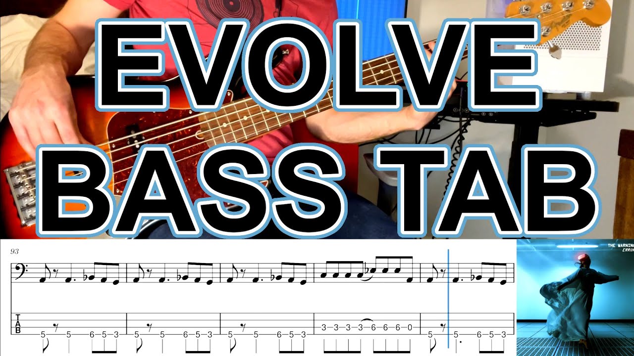EVOLVE - The Warning (Bass Cover + Tab)