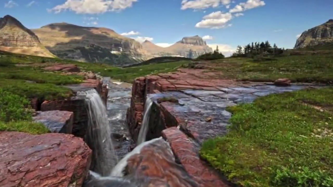 Natural wonders - Glacier National Park Triple Falls (Montana)
