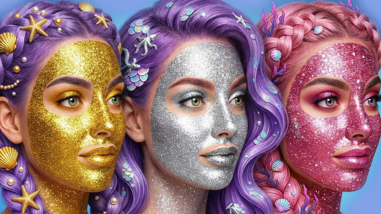 From Shy to Popular Mermaid 🧜‍♀️ Ultimate Beauty Glow Up