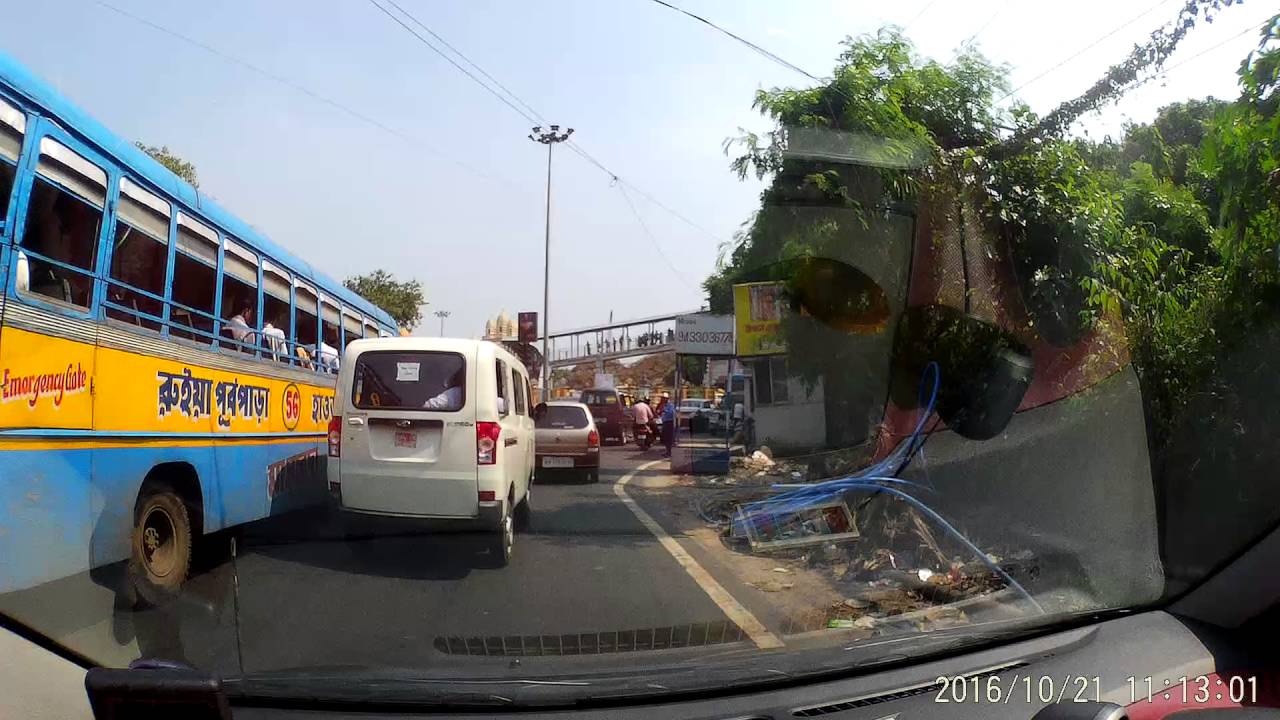 Vivekananda Setu ( Dakshineswar Bridge) - Dash Cam Video (1080p 60fps)