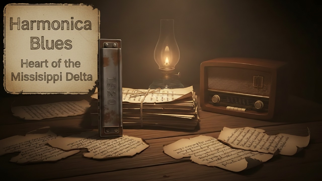 Harmonica Blues Mix – Raw Mississippi Delta Soul from the Heart (1.5 hour)