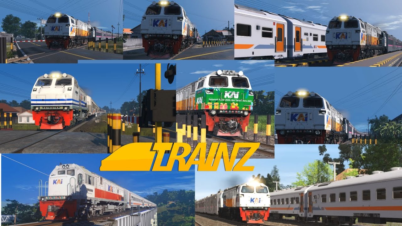 kompilasi video kereta api | Trainz Simulator 2022 #keretaapi #train