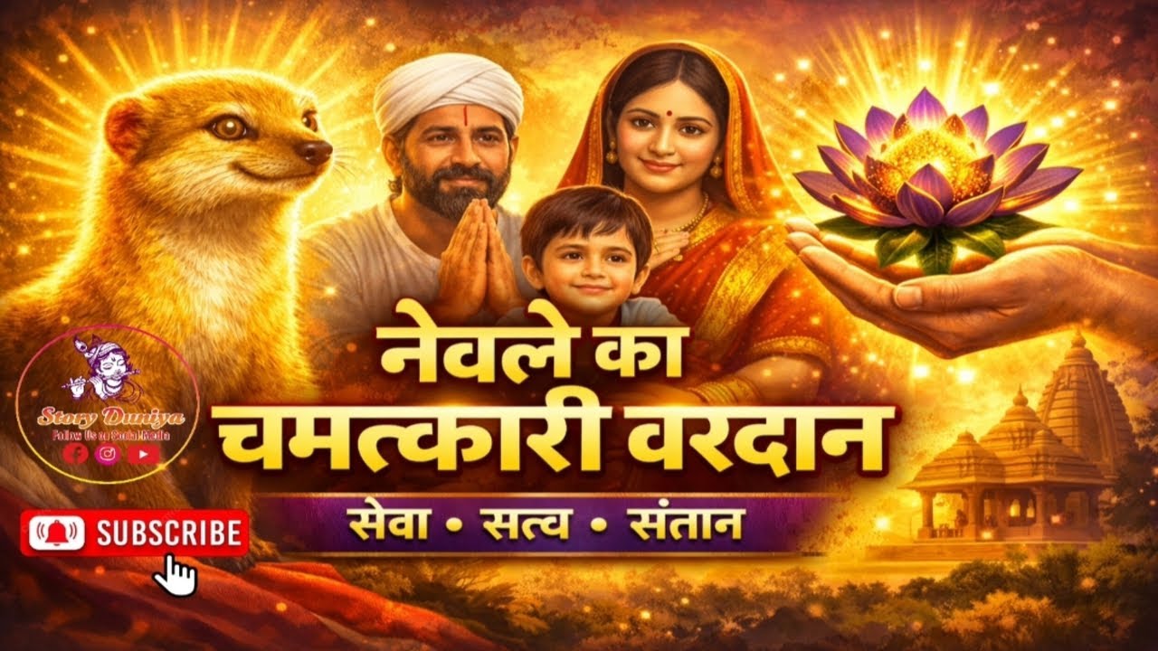 नेवले का चमत्कारी वरदान🌸| निस्वार्थ सेवा से मिली संतान और यश | प्रेरणादायक सनातन कथा | Story Duniya