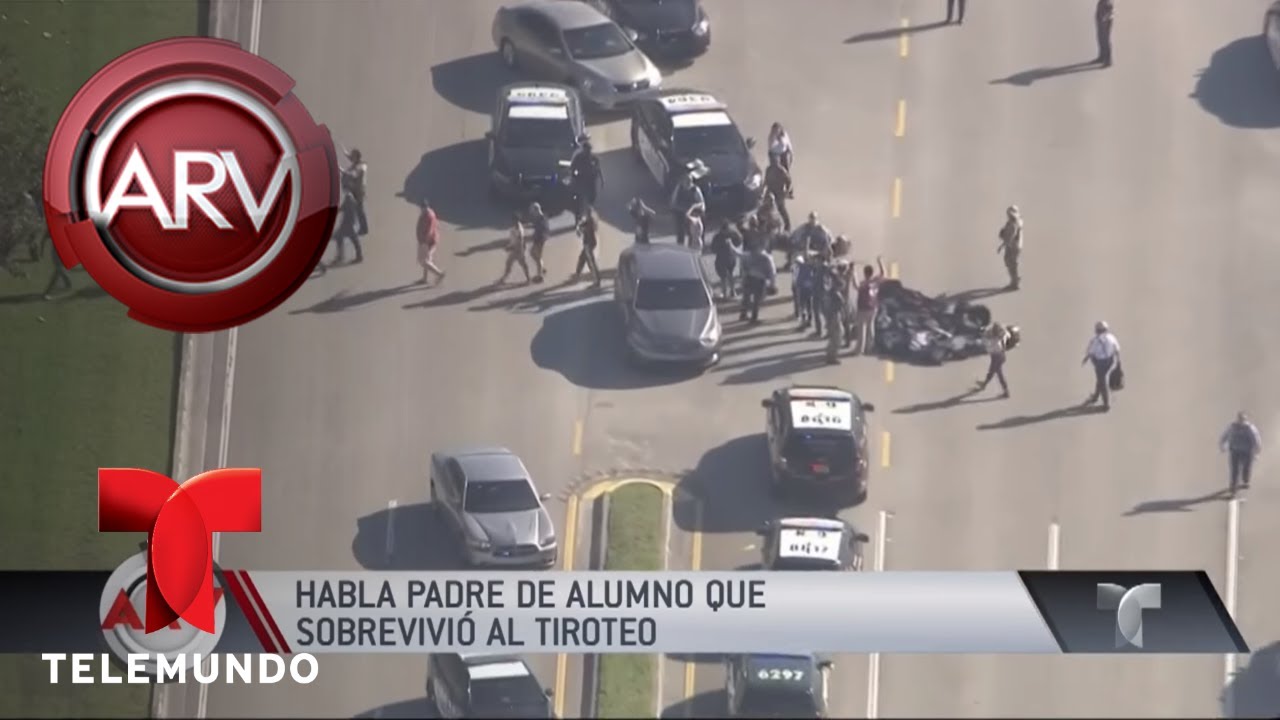 Habla padre de sobrevivente a la masacre en Parkland | Al Rojo Vivo | Telemundo