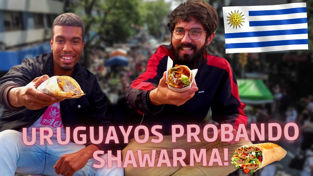 PROBANDO SHAWARMA EN MONTEVIDEO URUGUAY 🌯