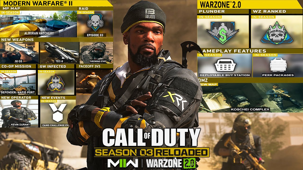 MASSIVE COD MODERN WARFARE 2 S3 RELOADED UPDATE! (3 New Weapons, New Camo Event & More)
