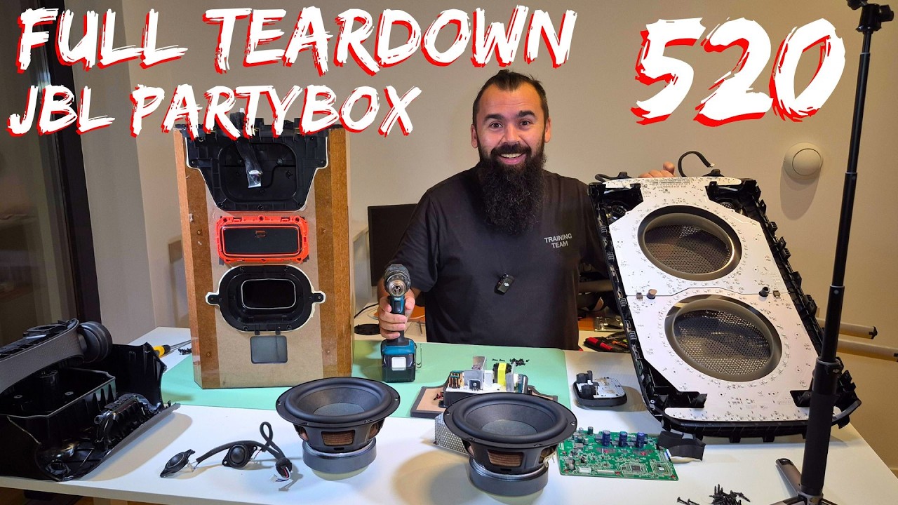JBL Partybox 520 Полная разборка