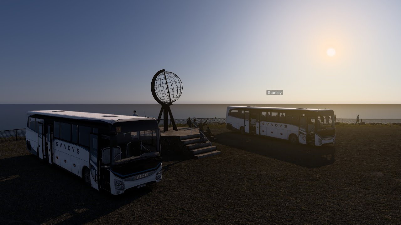 Euro Truck simulátor 2 multiplayer zájazd zo Svolvær do Honningsvág (Nordic Horizons)
