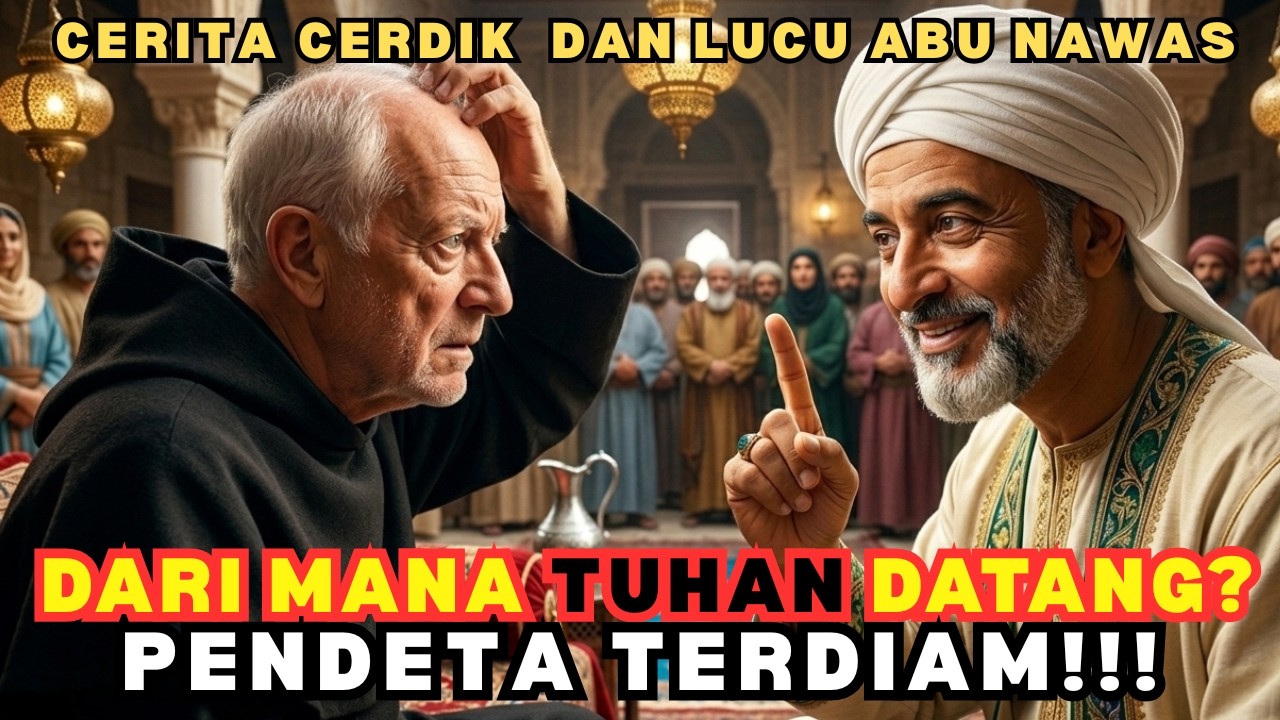 PENDETA BERTANYA: “DARI MANA TUHAN DATANG?” — JAWABAN ABU NAWAS YANG MEMBUAT SEMUA ORANG TERDIAM