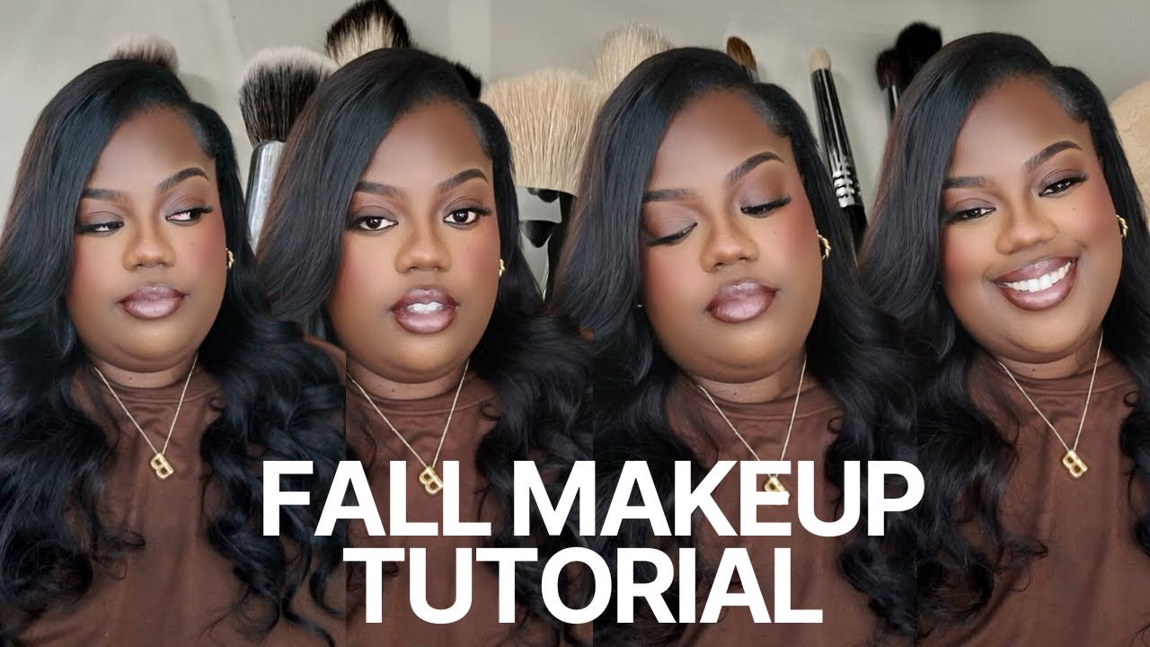 Step By Step: Soft Glam Fall Makeup Tutorial For Black Women