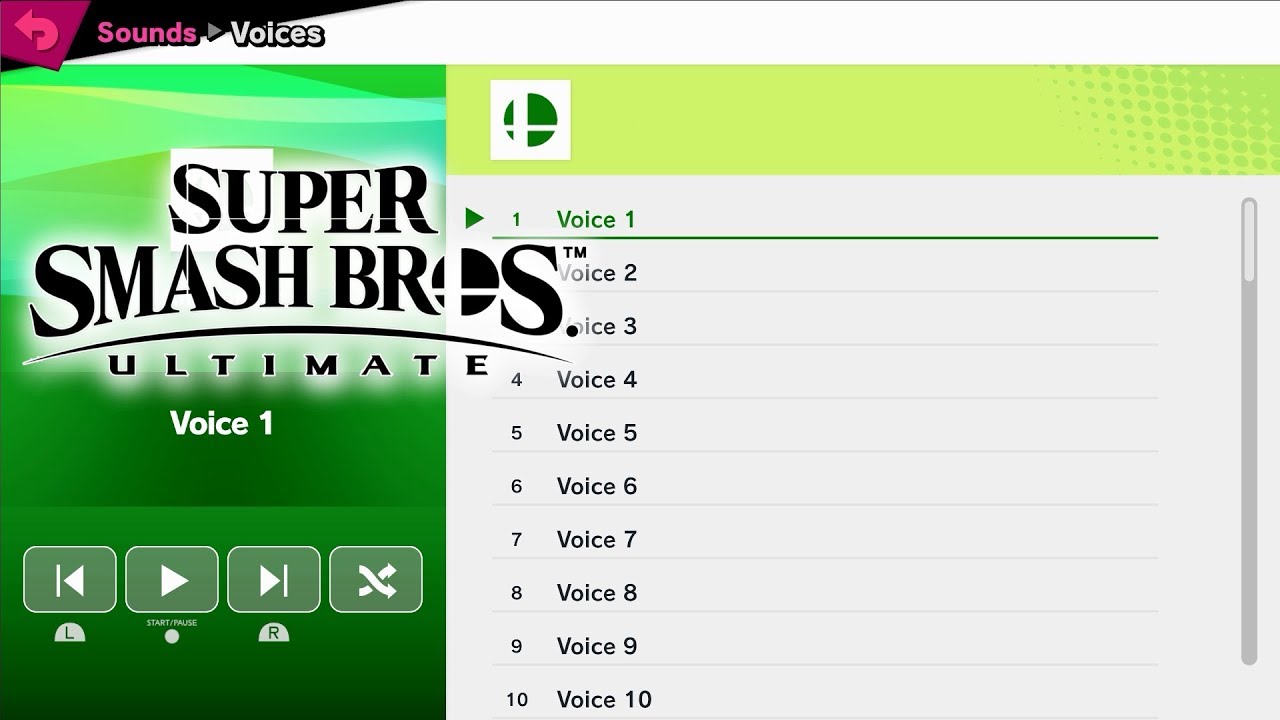 Announcer Voices - Super Smash Bros Ultimate