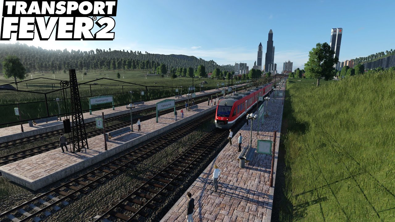 Transport Fever 2 ST3#52 Mitfahrt mit der RB3 (NEU)