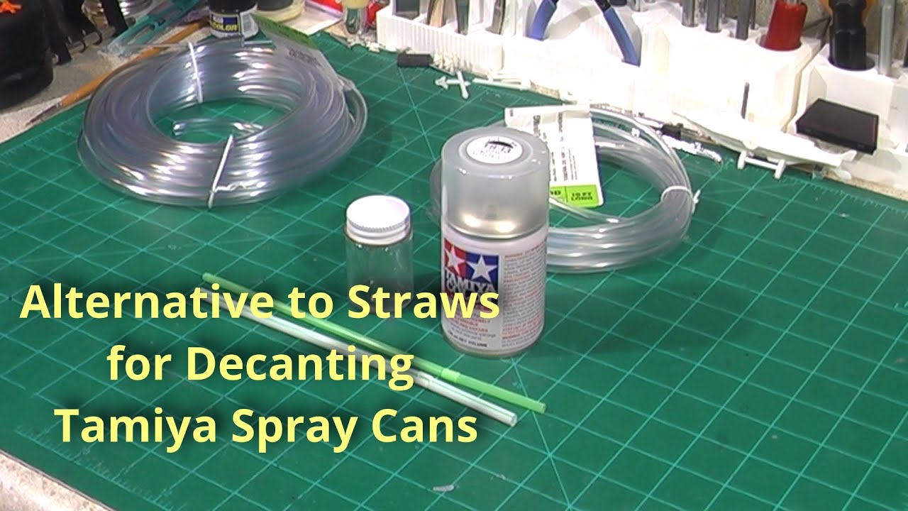 Straw Alternative for Decanting Tamiya Spray Paint