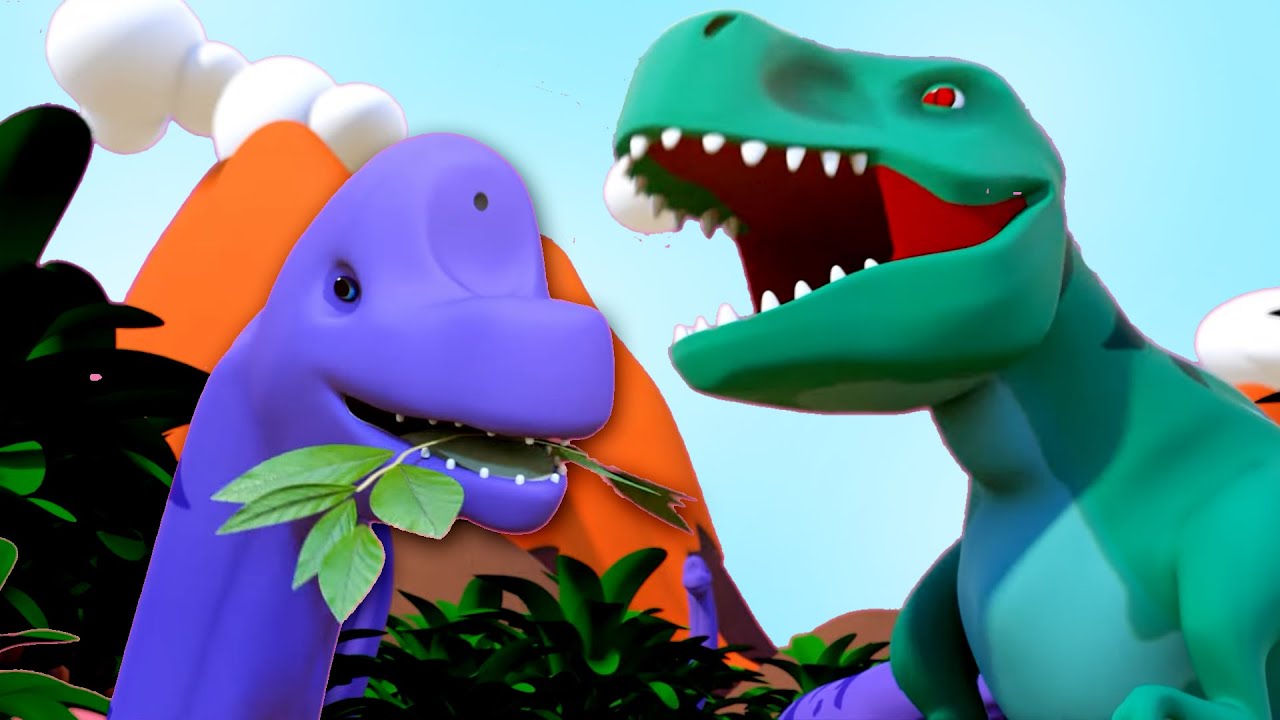 Das Dinosaurier Lied 🦖 | Kinderlieder auf Deutsch | HooplaKidz Deutsch