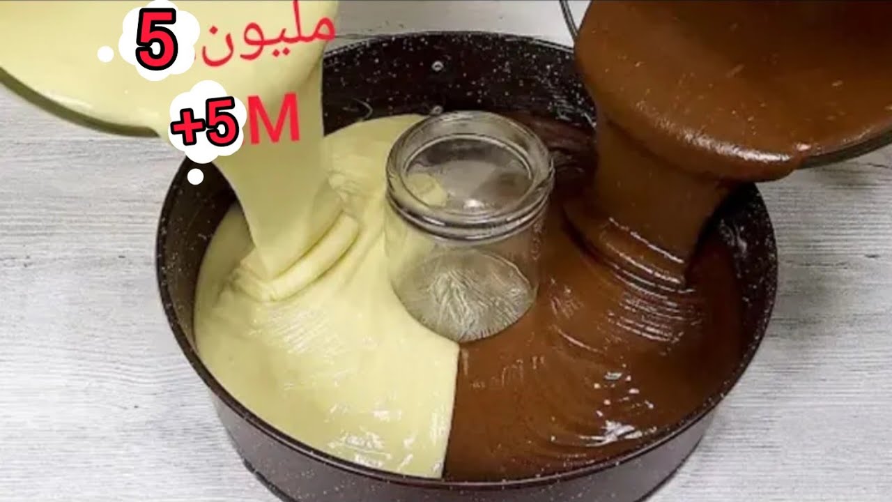 كيك لونين بطريقة جديدة وشكل مميز
