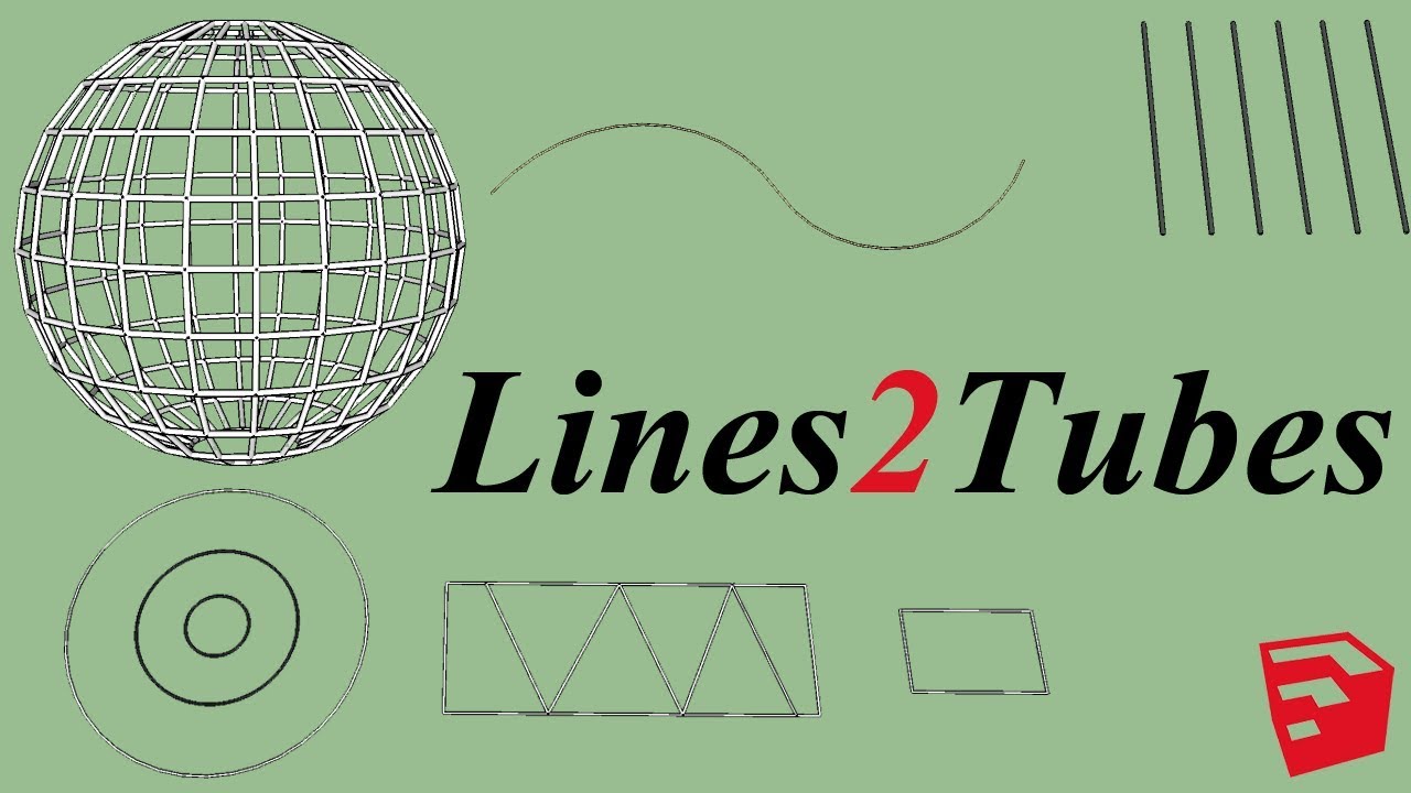Lines 2 Tubes Plugin For Sketchup