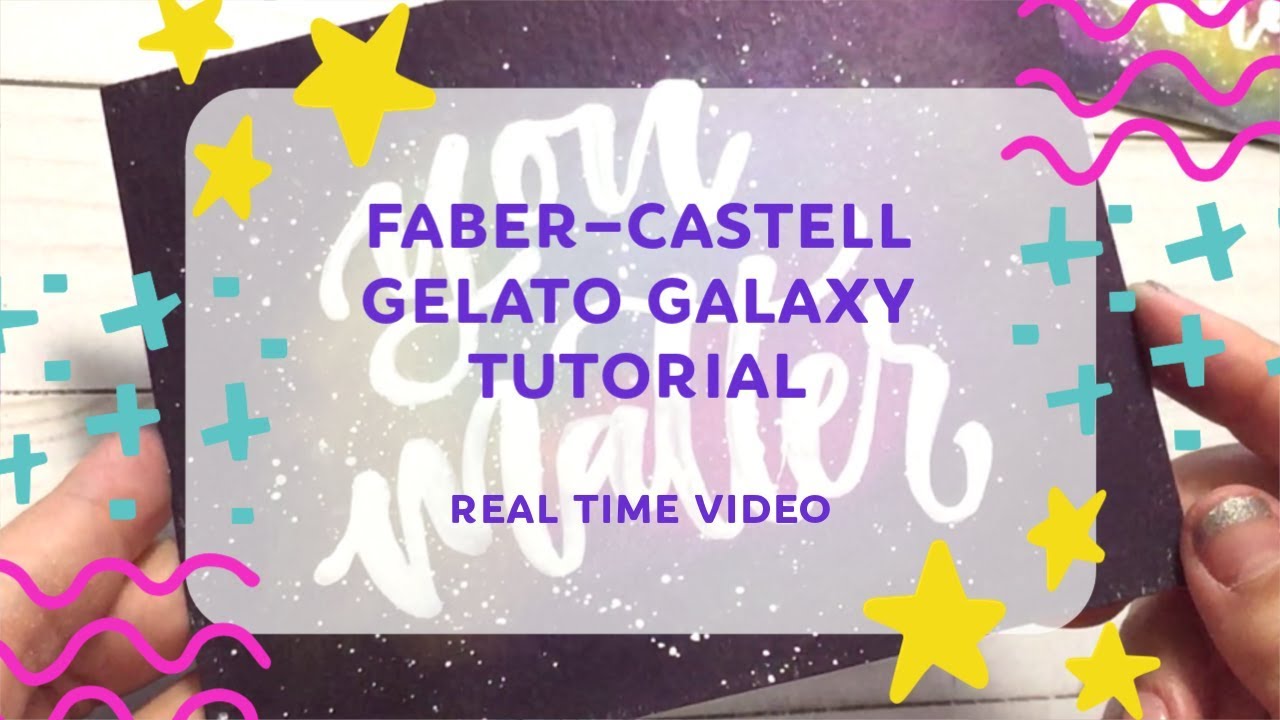 Faber-Castell Gelato Galaxy Tutorial