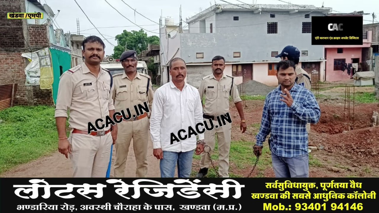गुंडा लिस्ट में शामिल नासिर का खानशाह वली में पुलिस ने निकाला पैदल मार्च