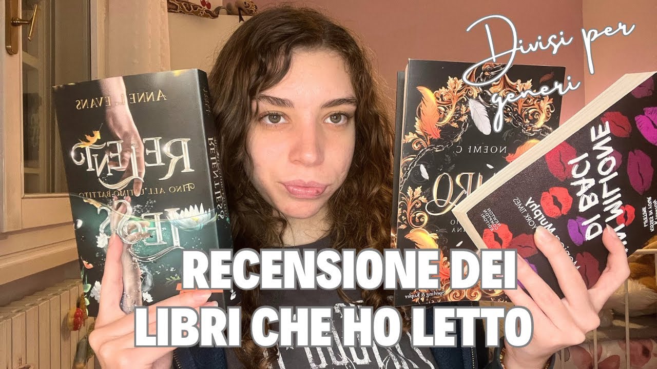 RECENSISCO I LIBRI CHE HO LETTO 📚| divisi per generi (romance, fantasy, mitologia…)