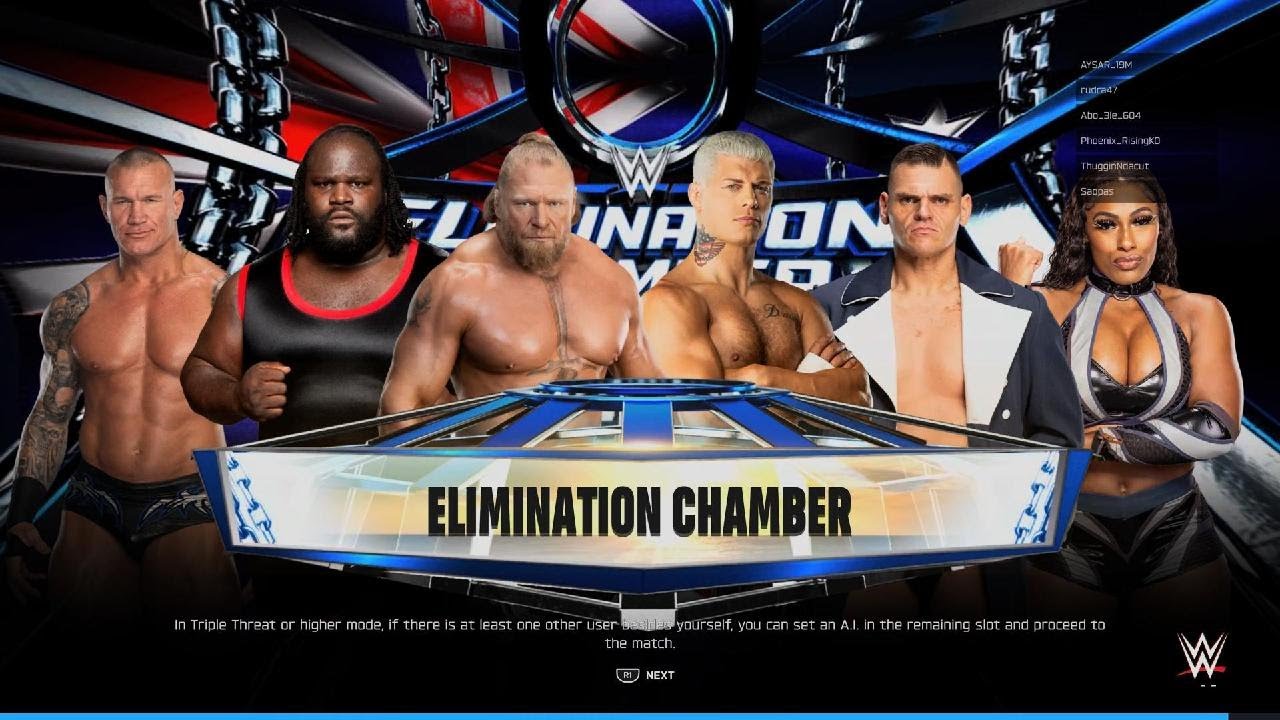 Gunther | Epic Elimination Chamber Match | Aysar, Ahmansi