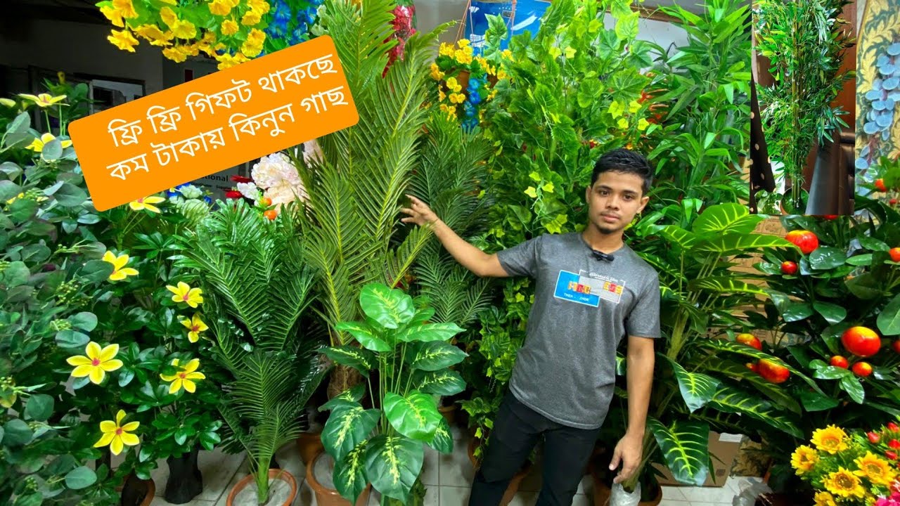 ন্যাচারাল মতন আর্টিফিশিল গাছের পাইকারী দোকান সন্ধান artificial tree price in bd 2023.flower shop bd