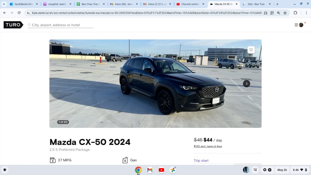 BRAND NEW 2024 Mazda CX-50 (2.5 S Preferred Package) - NEW TURO LISTING