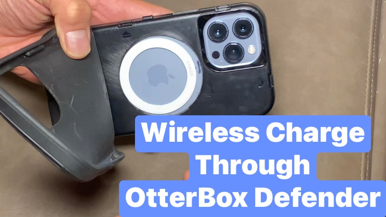 iPhone Magnetic Wireless Charging Booster used with Modded OtterBox | ANKER 310 Magnetic Ring #anker