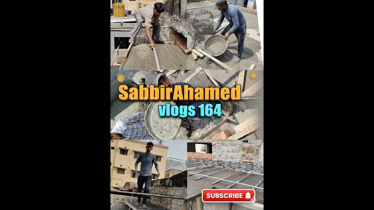 আজ আমাদের লিন্টেল (Lintel) ঢালাই হচ্ছে | Construction Vlogs ঢালাই এর কাজে অনেক ব্যস্ত দিন কাটলো