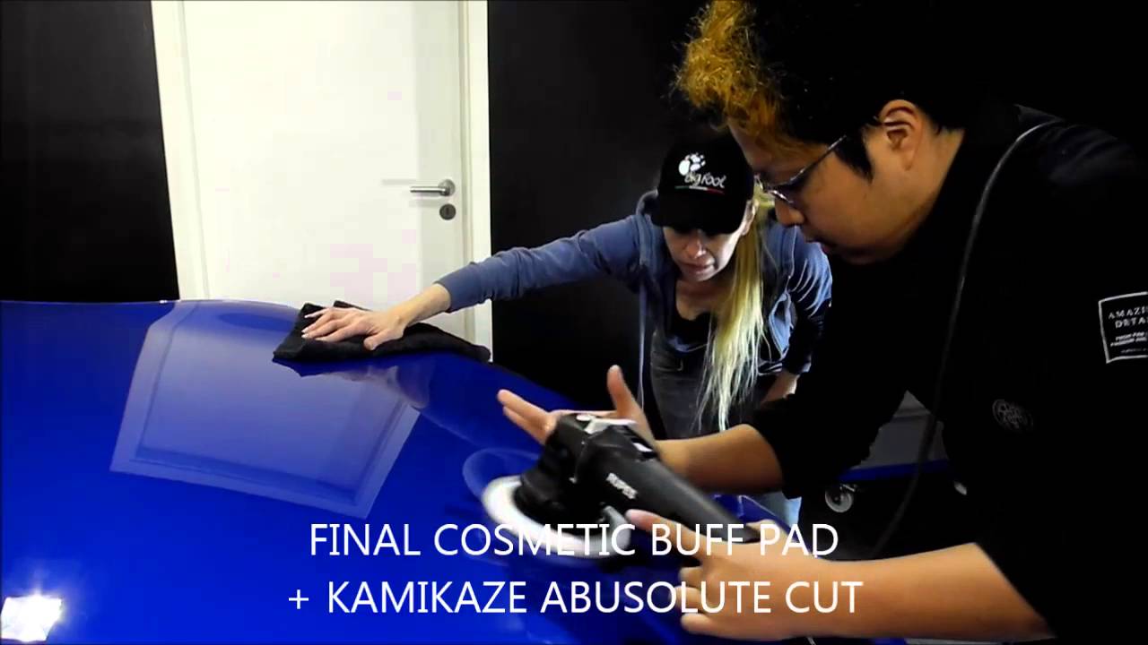 Kamikaze Devil Tuning DA Polisher with SUBARU . Kamikaze D.P.P(Dot,Point, Polishing)