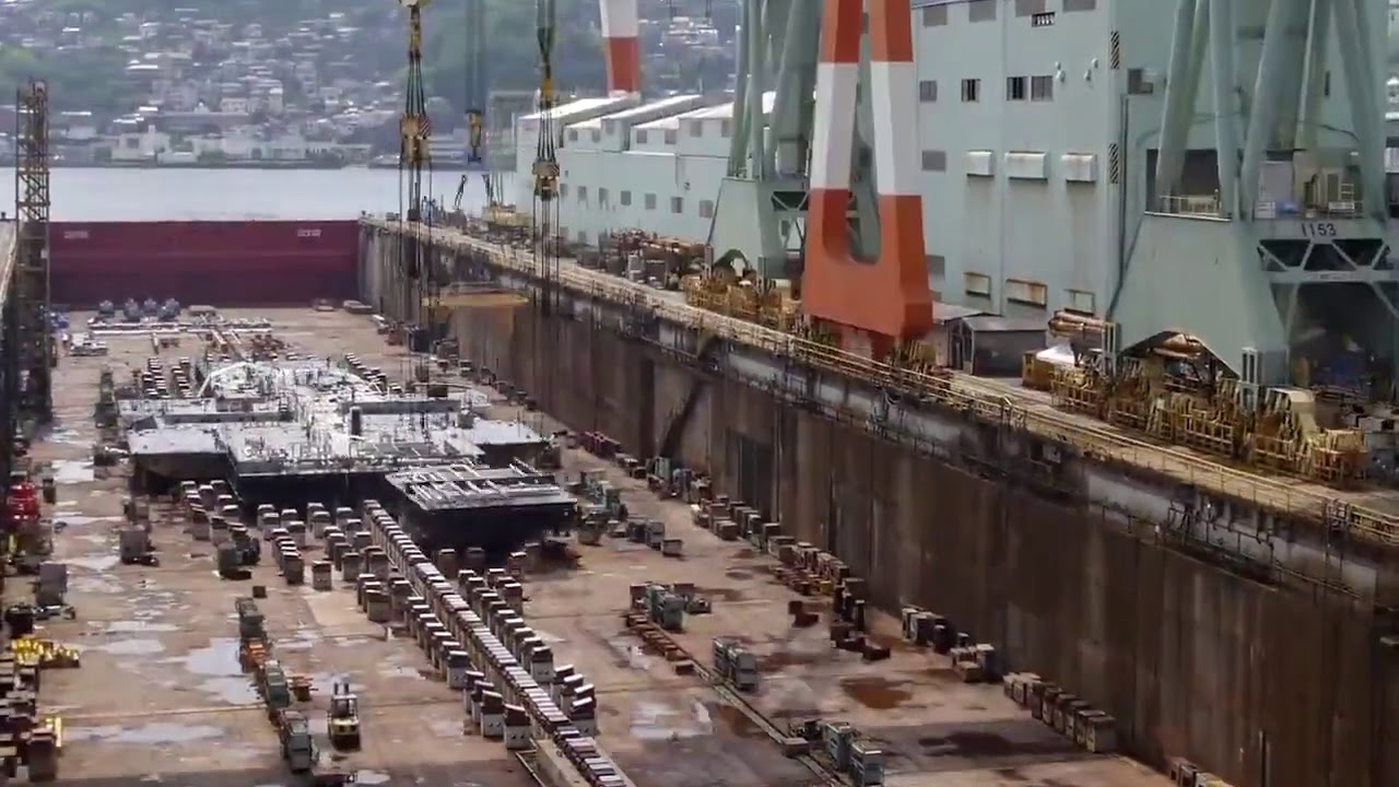 AIDA Prima Cruise Ship Construction - Timelapse by B M C