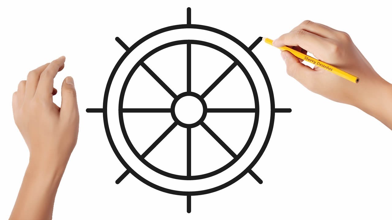 Como desenhar um leme #2
