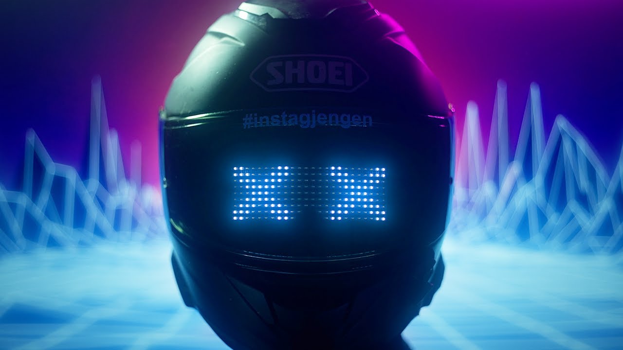LED EYES 2.0 (Pinlock Visor Edition) - Shoei GT-Air II