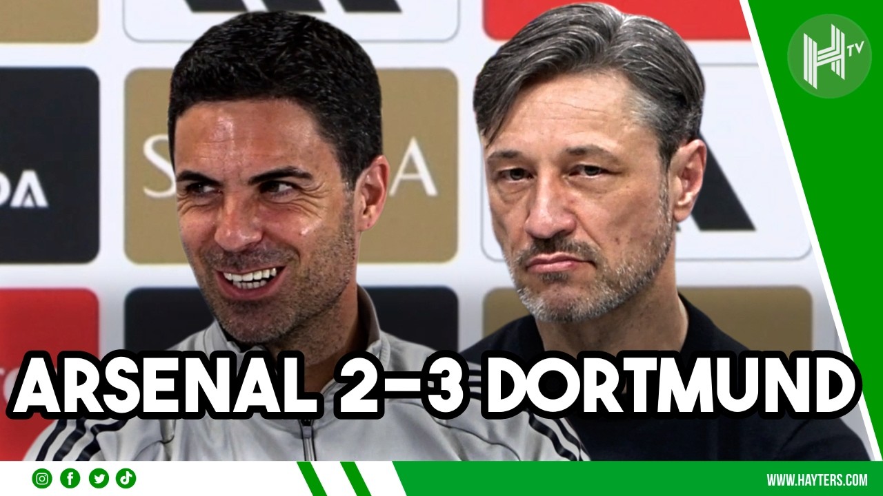 LIVE | Arsenal 2-3 Borussia Dortmund | Mikel Arteta