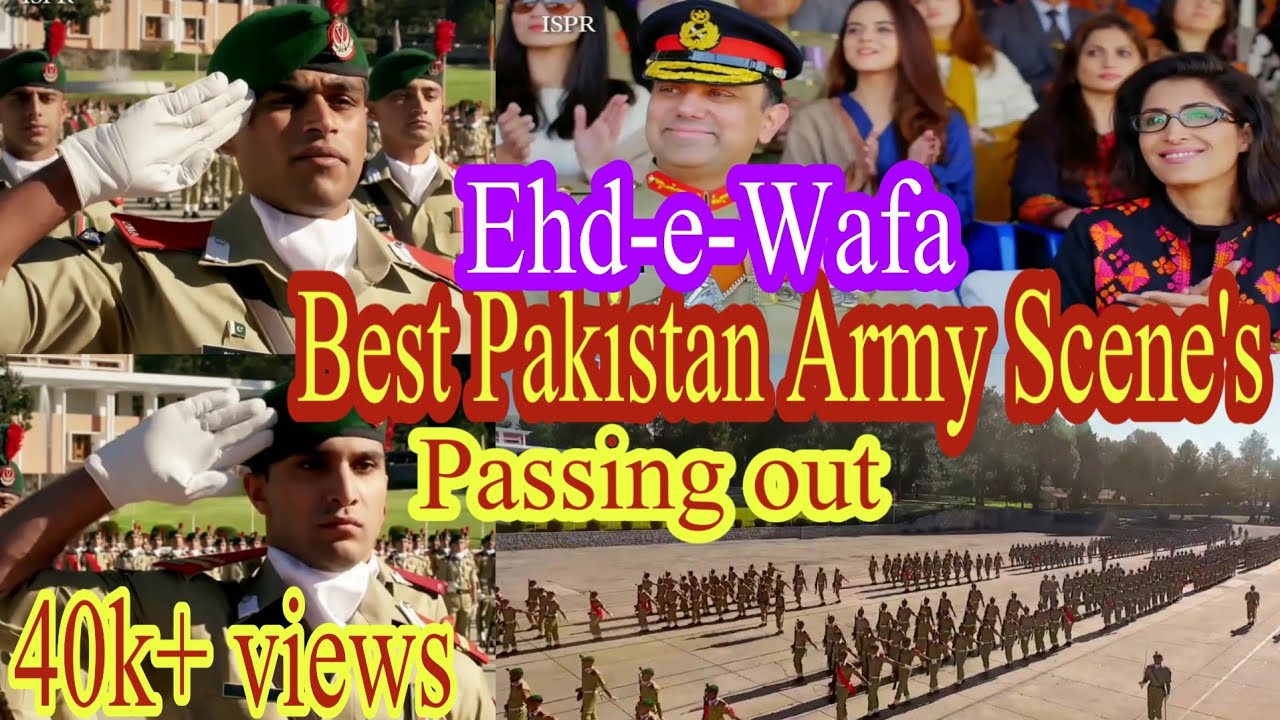Ehd-e-Wafa||Complete Army Scene's||Passing out of Gulzar Hussain And Saad