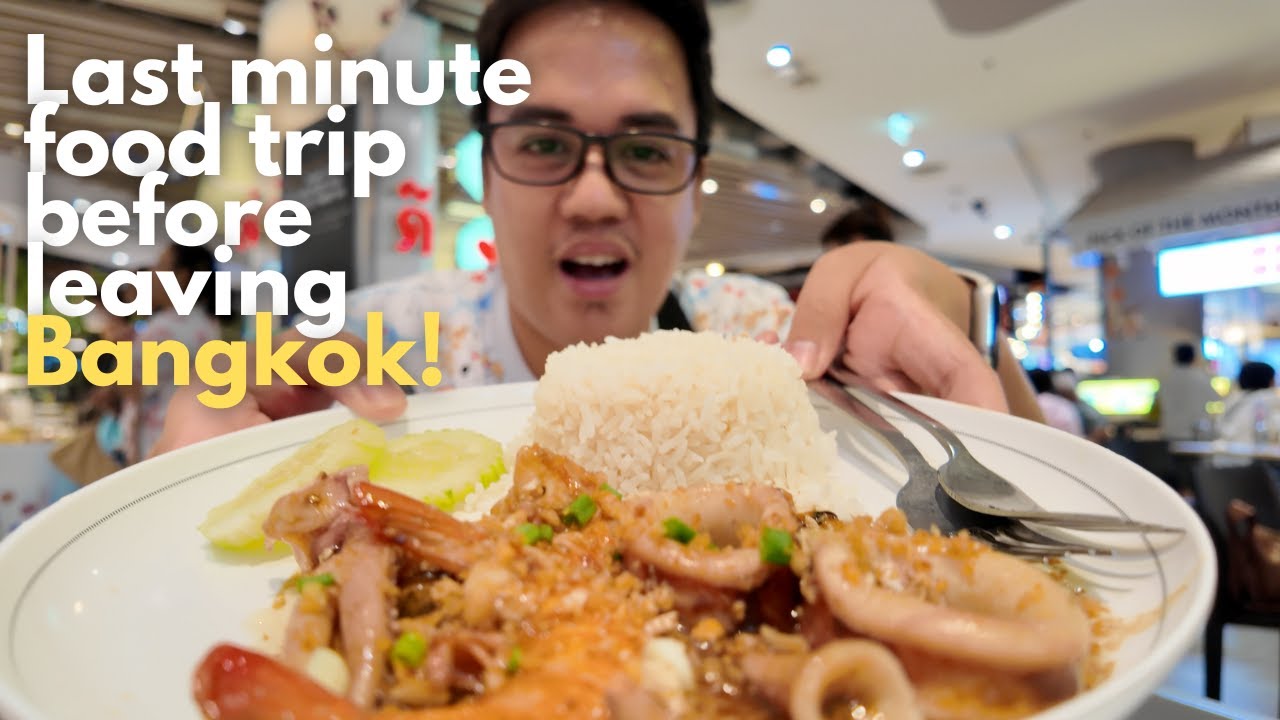 Last minute food trip at Siam Paragon before leaving Bangkok!