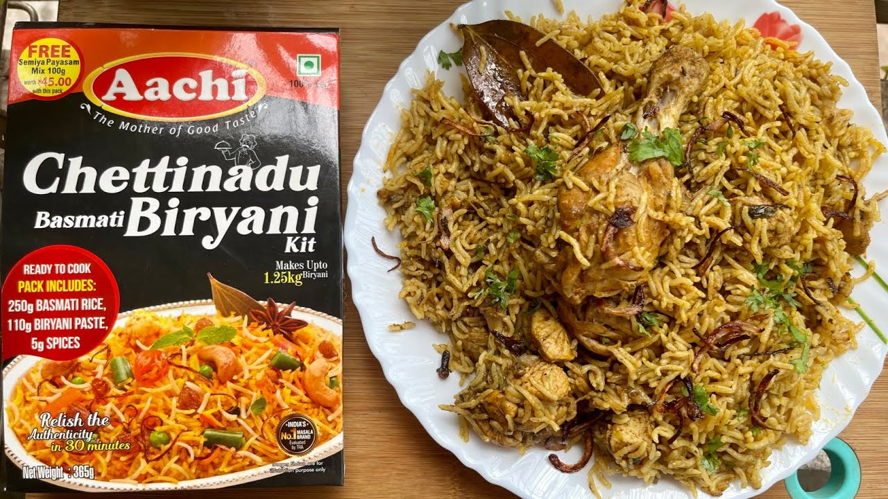Aachi Chettinadu Basmati Biryani Kit | Aachi Chettinadu Chicken Biryani | Chettinad Biryani Recipe