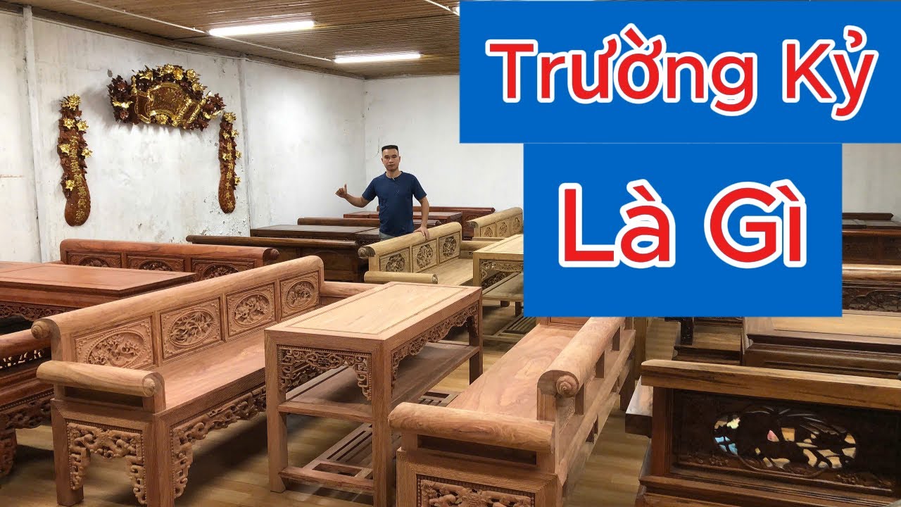 Trường kỷ là gì. Tổng hợp bàn ghế trường kỷ đẹp 2024 - Trường Kỷ Minh Khôi!