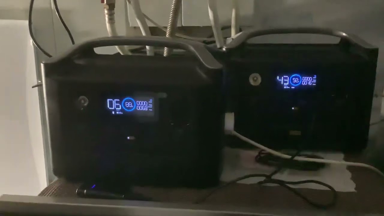 EcoFlow 600 W и 720 W . Первое пробное подключение после покупки .