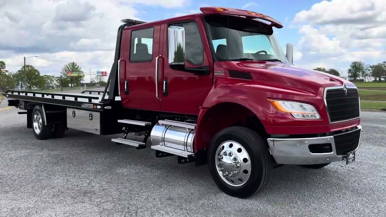 2025 INTERNATIONAL MV ROLL BACK TOW TRUCK CAR HAULER FOR SALE