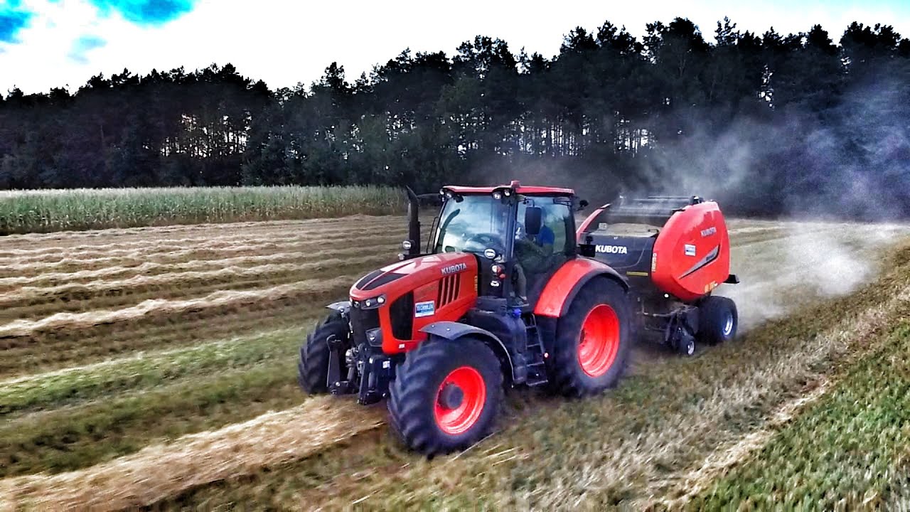 ☆TECHMLEK☆ Prasowanie Nowym Nabytkiem 2020 ☆Kubota M7132 + Kubota BV5160 ☆
