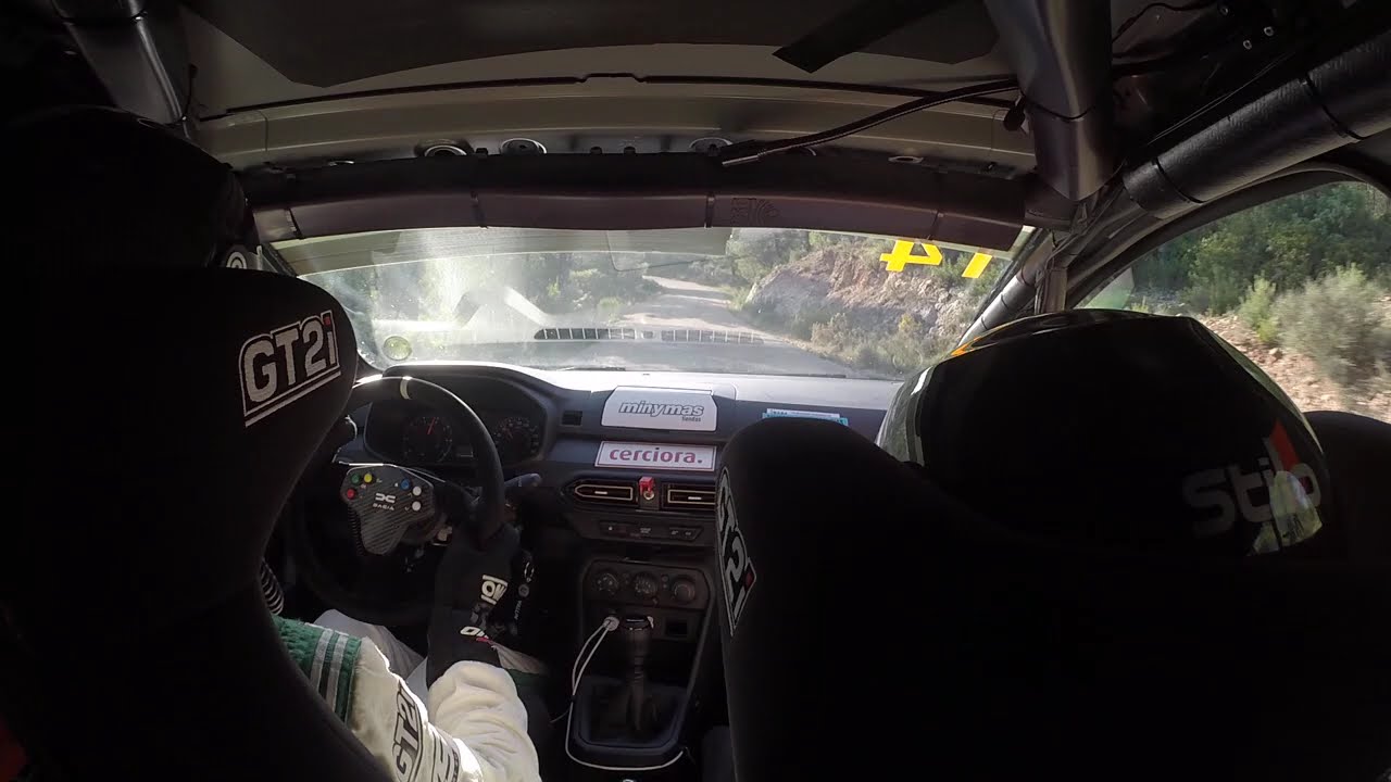 Esteban Vallín-Irene Caso, Tc6 Los Herreros 1, Rally Valencia 2025, Dacia Sandero Eco Cup