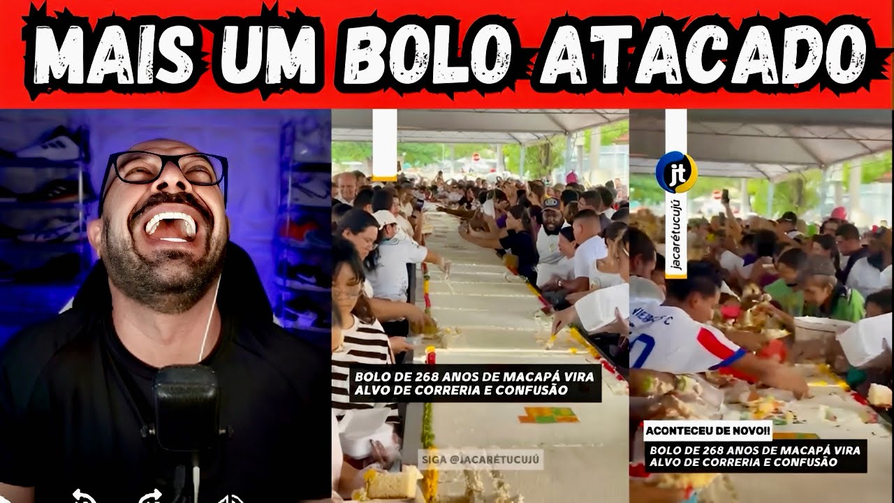 Mais um bolo é atacado, até quando Brasil. #4k #4kvideo