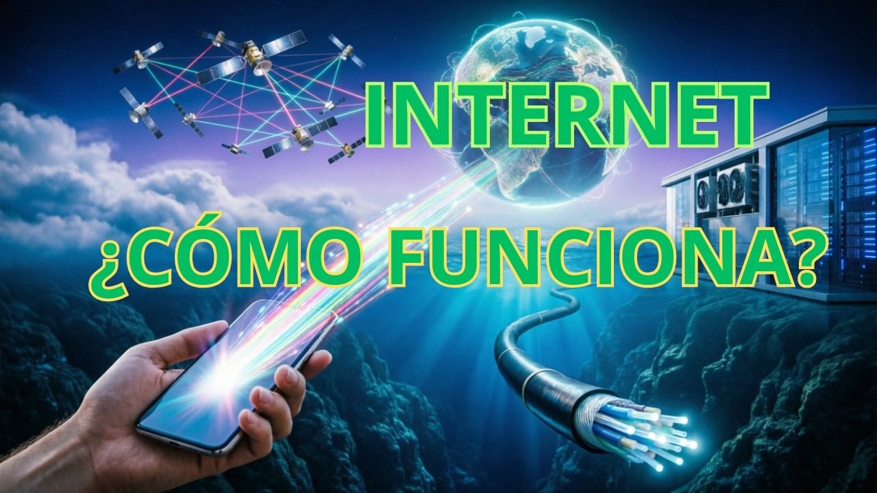 Internet NO ES lo que crees: El viaje épico de un clic (Cables, Láseres y Satélites)✨