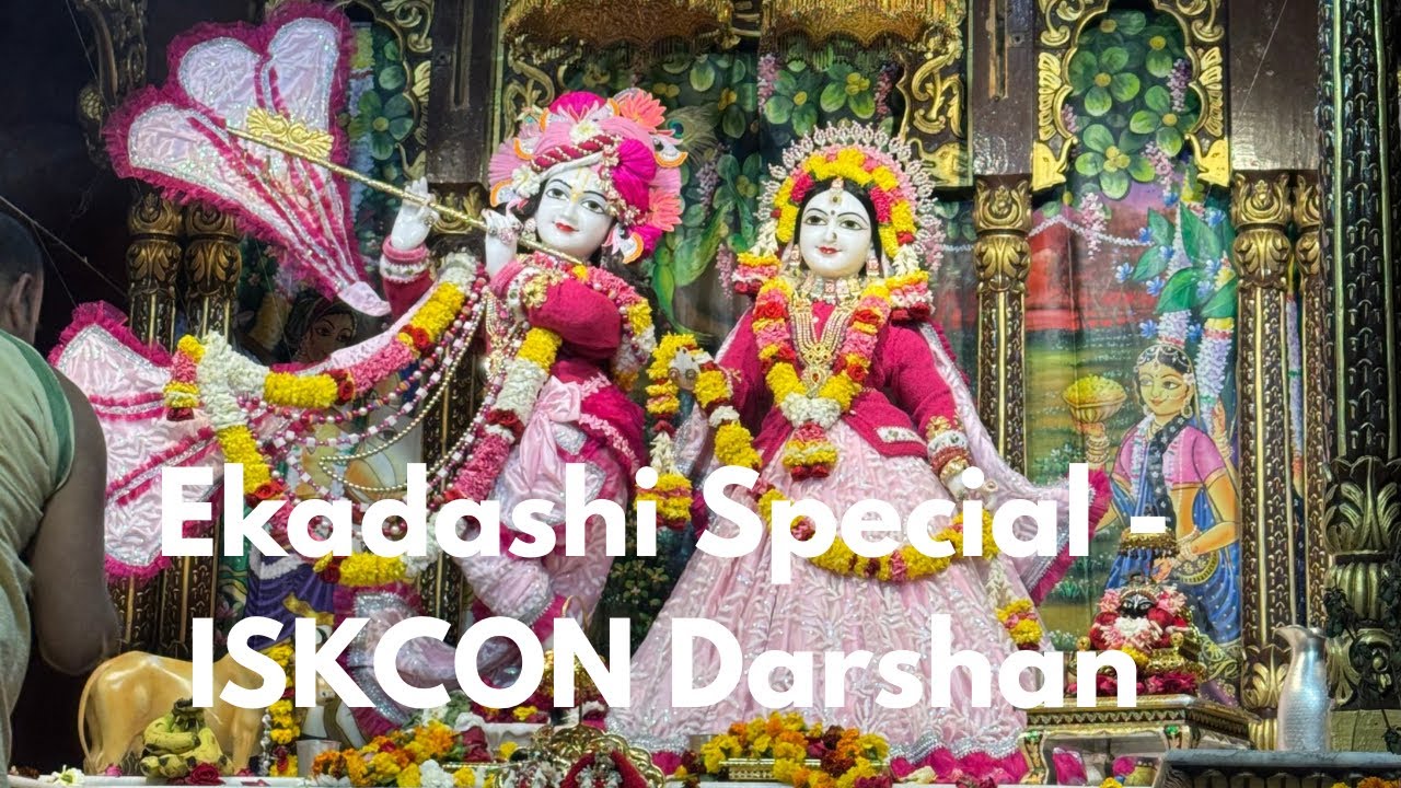 Ekadashi at ISKCON Temple 🙏🏻 #youtube #youtuber #ytshorts #yt #iskcon 